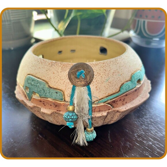 Ceramic Aljesa Southwestern Mexican Ceramic Pottery Pre-Owned - Picture 1 of 4